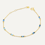 Leena Blue Topaz December Bracelet