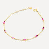 Leena Pink Tourmaline October Bracelet