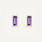 Ariella Amethyst February Studs