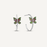 Elara Butterfly Hoops