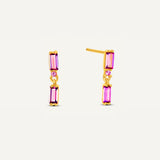 Sarah Pink Tourmailne Studs