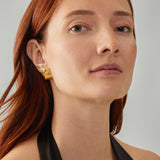 Gilded Wave Earrings - Gold