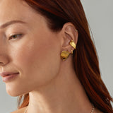 Gilded Wave Earrings - Gold