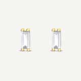 Ariella CZ Diamond April Studs