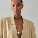 Iris Pearl Round Necklace